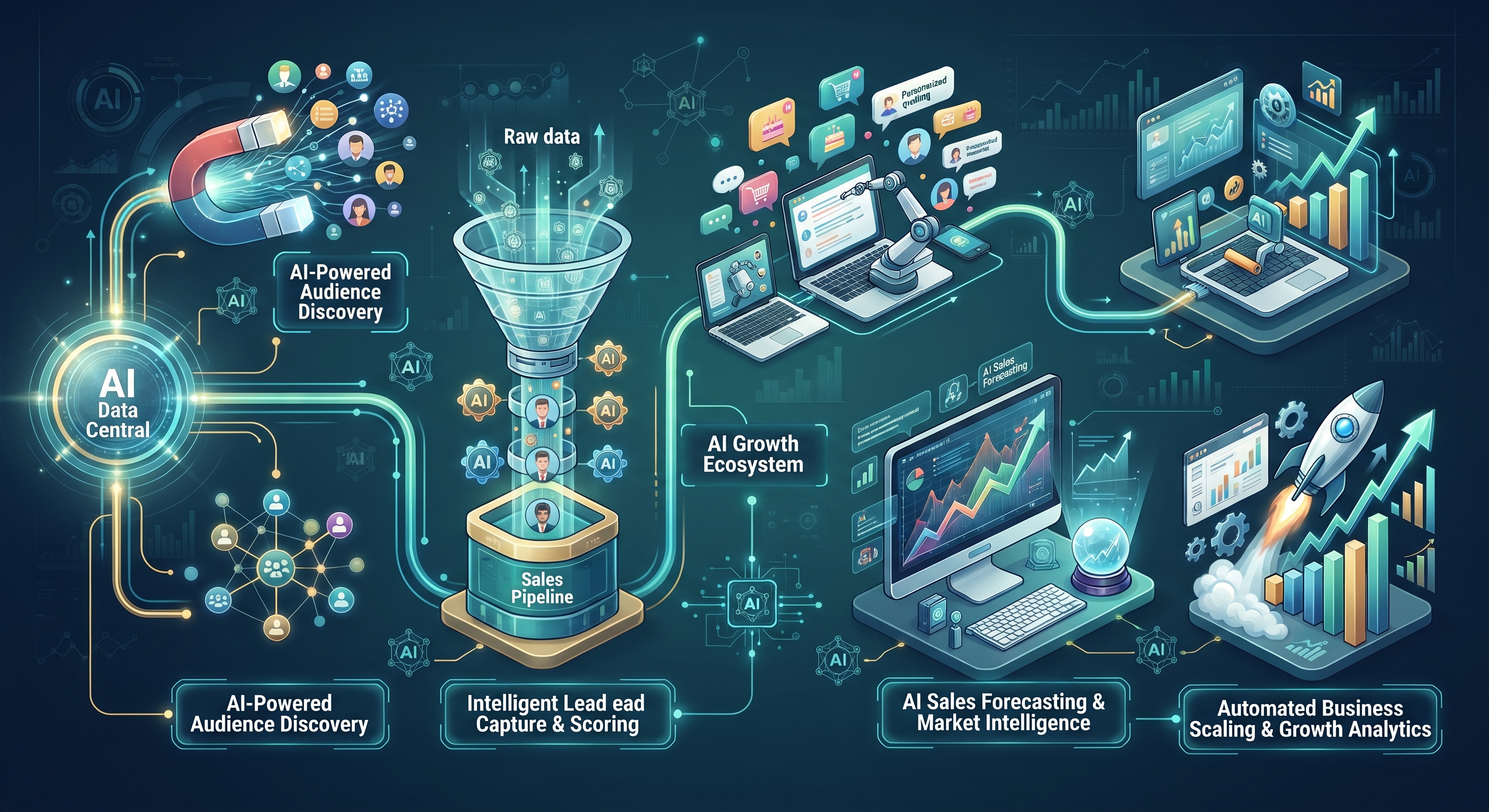 Five (5) AI Tools That Can Help You Find Customers, Generate Leads and Grow Your Business